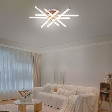 LED Zatemnitveni nadgradni lestenec LED/90W/230V 3000-6500K + Daljinski upravljalnik