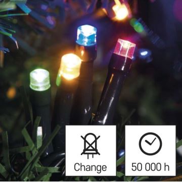 LED Zunanja božična veriga 120xLED/17m IP44 multicolor