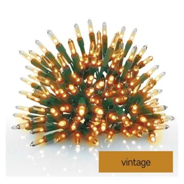 LED Zunanja božična veriga 150xLED/27,35m IP44 vintage