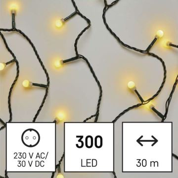 LED Zunanja božična veriga 300xLED/35m IP44 topla bela