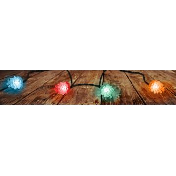 LED Zunanja božična veriga 40xLED/15m IP44 multicolor