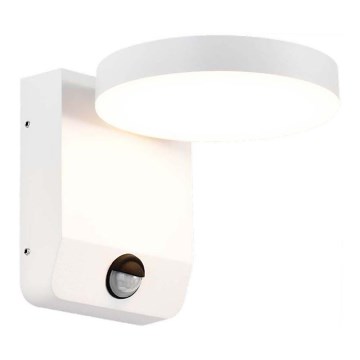 LED Zunanja stenska fleksibilna svetilka s senzorjem LED/17W/230V IP65 4000K bela