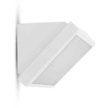 LED Zunanja stenska svetilka LED/20W/230V 3000K IP65 bela