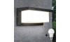 LED Zunanja stenska svetilka s senzorjem mraka NEELY 1xE27/9W/230V IP54 antracit