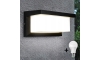 LED Zunanja stenska svetilka s senzorjem mraka NEELY 1xE27/9W/230V IP54 črna