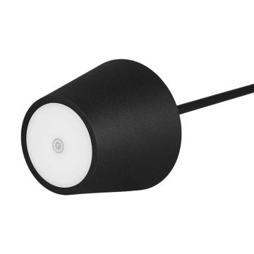 LED Zunanja zatemnitvena namizna svetilka na dotik LED/2W/230V 4400 mAh IP54 antracit