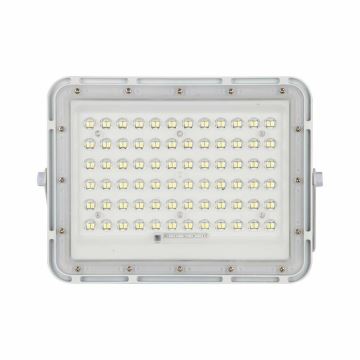 LED Zunanji zatemnitven solarni reflektor LED/15W/3,2V IP65 4000K bela + Daljinski upravljalnik