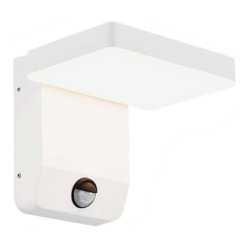 LED Zunanji wall flexible svetel s senzorjem LED/17W/230V IP65 4000K bela