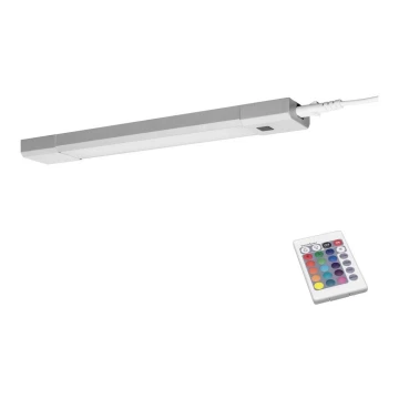 Ledvance - LED RGB Zatemnitvena podelementna svetilka SLIM LED/8W/230V + Daljinski upravljalnik