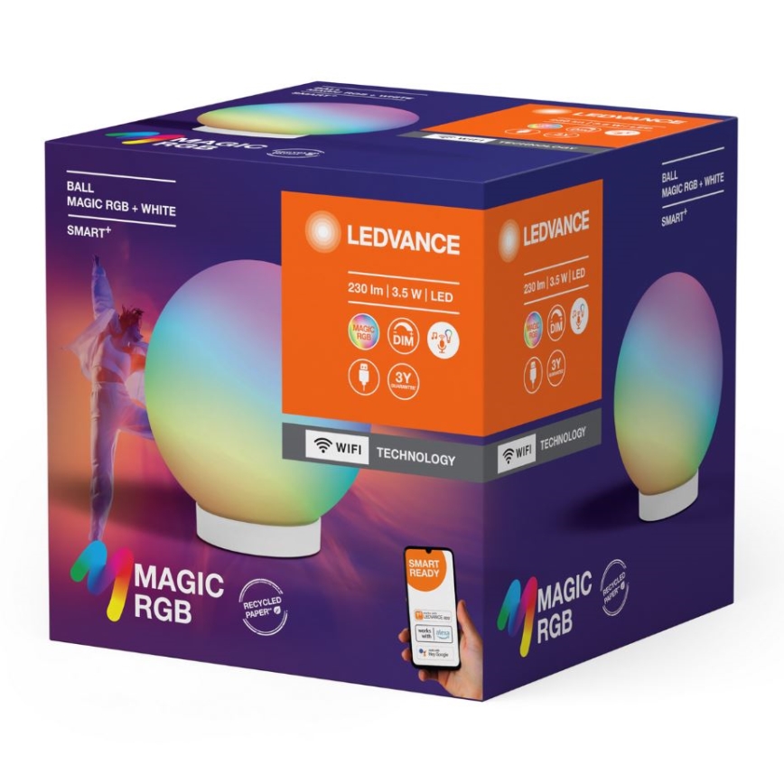 Ledvance - LED RGBW Zatemnitvena polnilna namizna svetilka SMART+ MAGIC LED/3,5W/5V 2200-6500K Wi-Fi