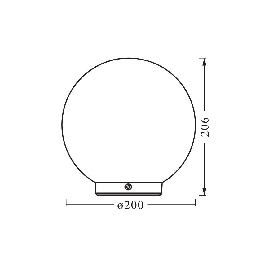 Ledvance - LED RGBW Zatemnitvena polnilna namizna svetilka SMART+ MAGIC LED/3,5W/5V 2200-6500K Wi-Fi