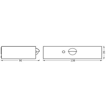 Ledvance - LED Solarna stenska svetilka s senzorjem ENDURA SOLAR LED/3W/4,2V IP65