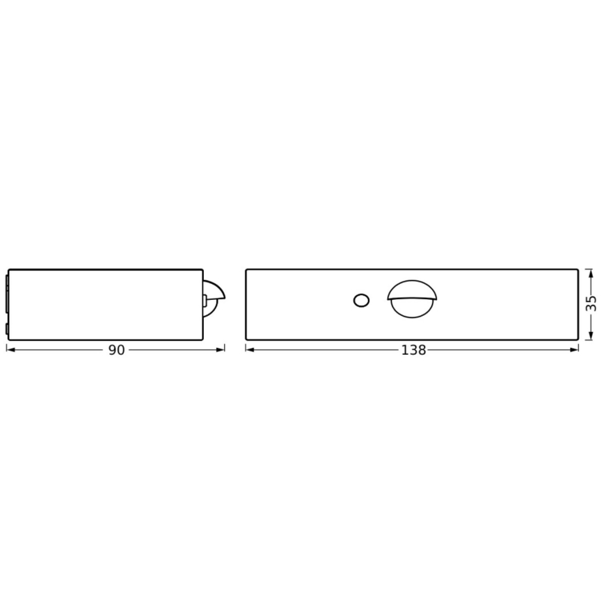 Ledvance - LED Solarna stenska svetilka s senzorjem ENDURA SOLAR LED/3W/4,2V IP65