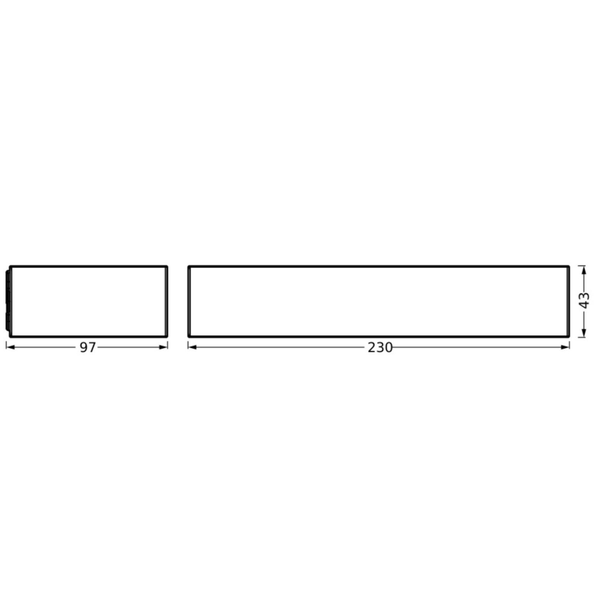 Ledvance - LED Solarna stenska svetilka s senzorjem ENDURA SOLAR LED/6W/4,2V IP65