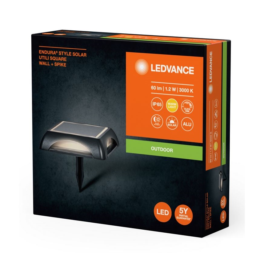 Ledvance - LED Zatemnitvena solarna svetilka ENDURA STYLE SOLAR LED/1,2W/3,7V IP65