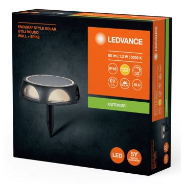 Ledvance - LED Zatemnitven solarni svetilka ENDURA STYLE SOLAR LED/1,2W/3,7V IP65