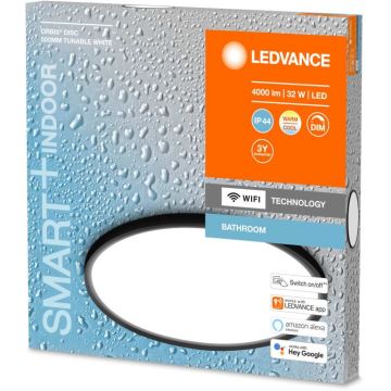 Ledvance - LED Zatemnitvena kopalniška stropna svetilka SMART+ DISC LED/32W/230V 3000-6500K Wi-Fi IP44