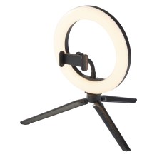 Ledvance - LED Zatemnitvena namizna svetilka s stojalom in držalom za vlogging LED/5,5W/USB 3000/4000/6500K