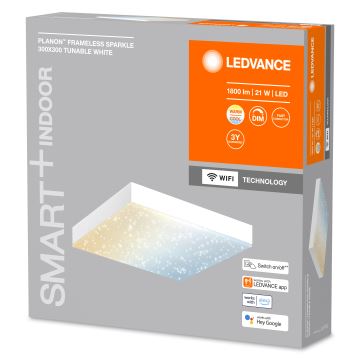 Ledvance - LED Zatemnitvena stropna svetilka SMART+ FRAMELESS LED/21W/230V 3000-6500K Wi-Fi