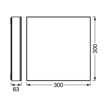 Ledvance - LED Zatemnitvena stropna svetilka SMART+ FRAMELESS LED/21W/230V 3000-6500K Wi-Fi