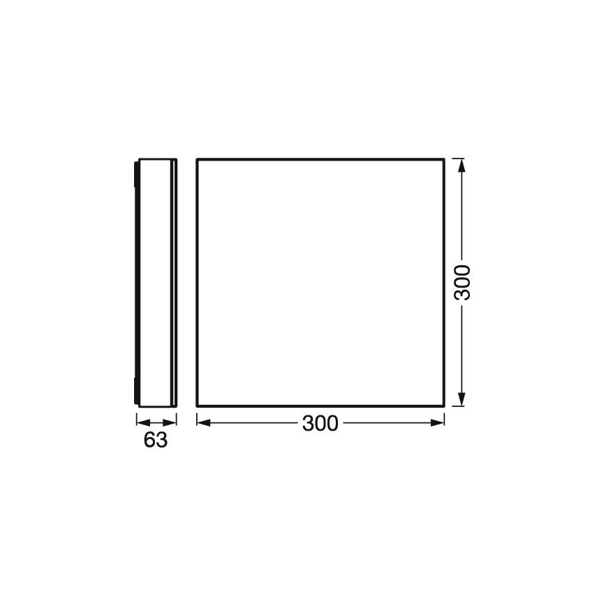 Ledvance - LED Zatemnitvena stropna svetilka SMART+ FRAMELESS LED/21W/230V 3000-6500K Wi-Fi