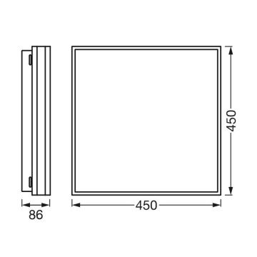 Ledvance - LED Zatemnitvena stropna svetilka SMART+ MAGNET LED/42W/230V 3000-6500K Wi-Fi