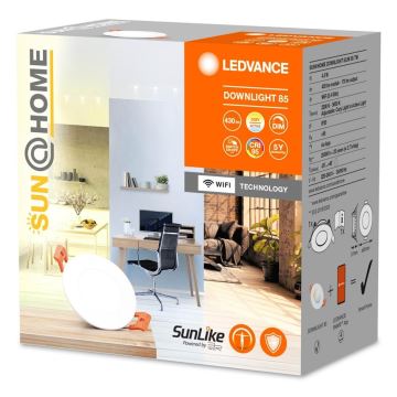 Ledvance - LED Zatemnitvena vgradna svetilka SUN@HOME LED/4,5W/230V 2200-5000 CRI 95 Wi-Fi