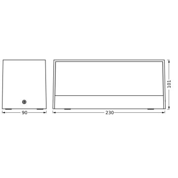 Ledvance - LED Zunanja stenska svetilka ENDURA STYLE IDRI 2xLED/6,25W/230V IP65