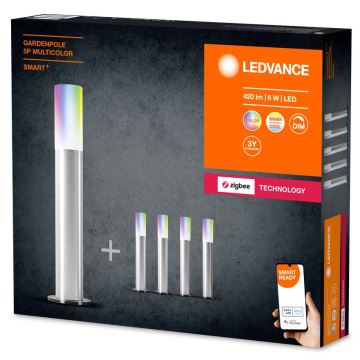 Ledvance - SET 5x LED RGBW Zatemnitvena zunanja svetilka SMART+ GARDENPOLE LED/6W/230V IP44