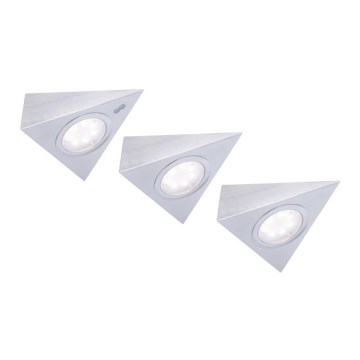 Leuchten Direkt 84110-55-3 - SET 3x LED Osvetlitev garniture s senzorjem THEO LED/3,6W/230V