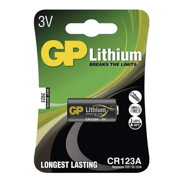 Litijeva baterija CR123A GP LITHIUM 3V/1400 mAh