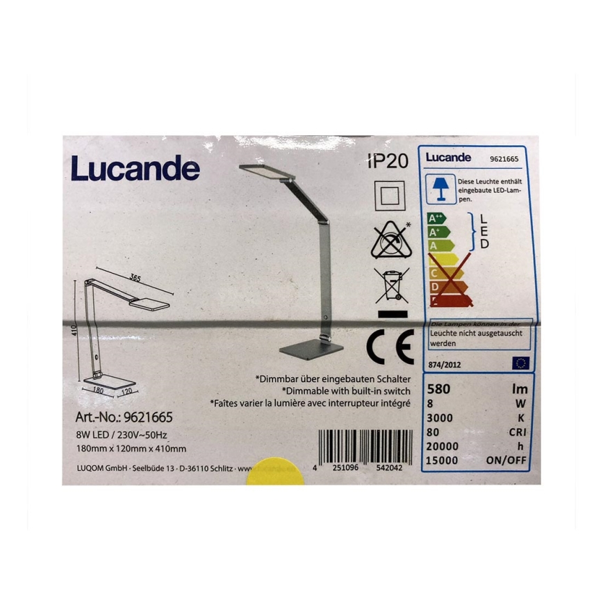 Lucande - LED Zatemnitvena namizna svetilka na dotik MION LED/8W/230V