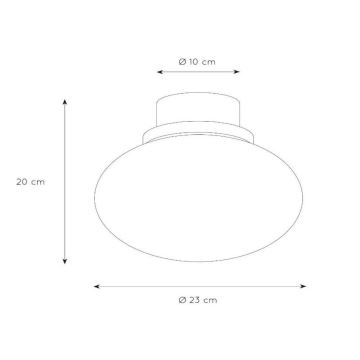 Lucide 03140/23/62 - Stropna svetilka LORENA 1xE27/40W/230V IP44 zelena