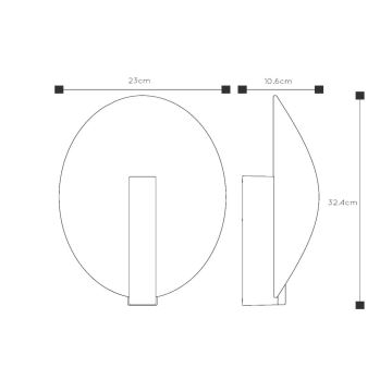 Lucide 27818/09/30 - LED Zunanja stenska svetilka LAREDO LED/9W/230V IP54 črna