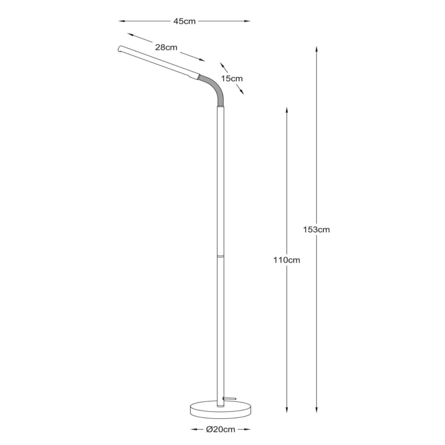 Lucide 36712/05/30 - LED Talna svetilka GILLY LED/6W/230V črna