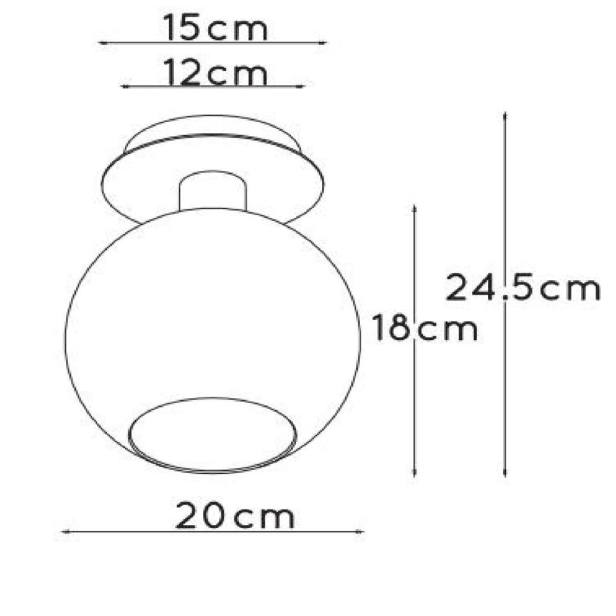 Lucide 74114/01/30 - Stropna svetilka MARIUS 1xE27/40W/230V črna