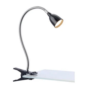 Markslöjd 106092 - LED Namizna svetilka s sponko TULIP LED/3W/230V črna