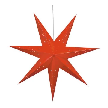 Markslöjd 8101,130 - Božična dekoracija SATURNUS 1xE14/25W/230V pr. 75 cm rdeča