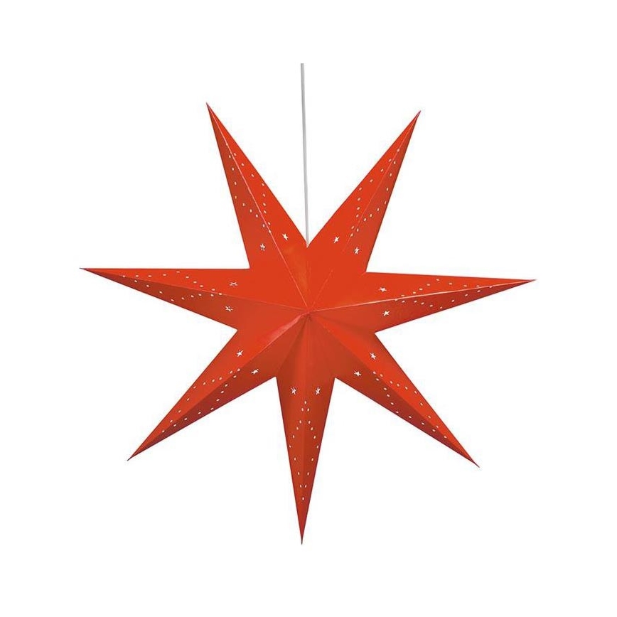 Markslöjd 8102,130 - Božična dekoracija SATURNUS 1xE14/25W/230V pr. 45 cm rdeča