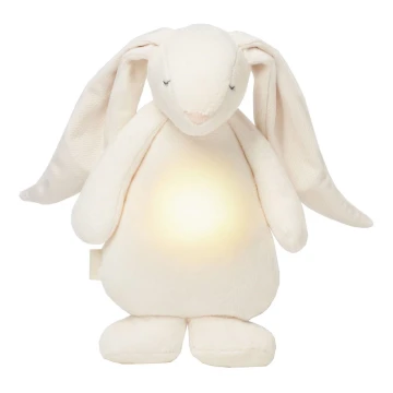 Moonie - Plišasta igrača z melodijo in svetilko zajček kremna