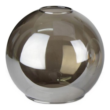 Nadomestno steklo SMOKY E27 pr. 15 cm črna