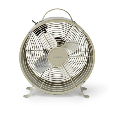 Namizni ventilator RETRO 20W/230V siva ø25 cm