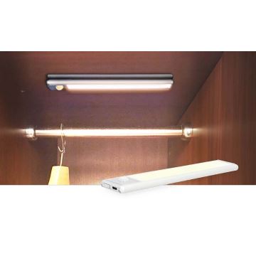 LED Polnilna magnetna podelementna razsvetljava s senzorjem gibanja LED/1W/1100 mAh 3000K