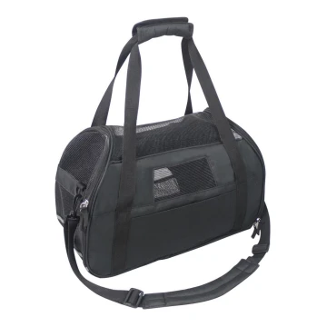 Nobleza - Prenosna torba za psa 48 cm črna