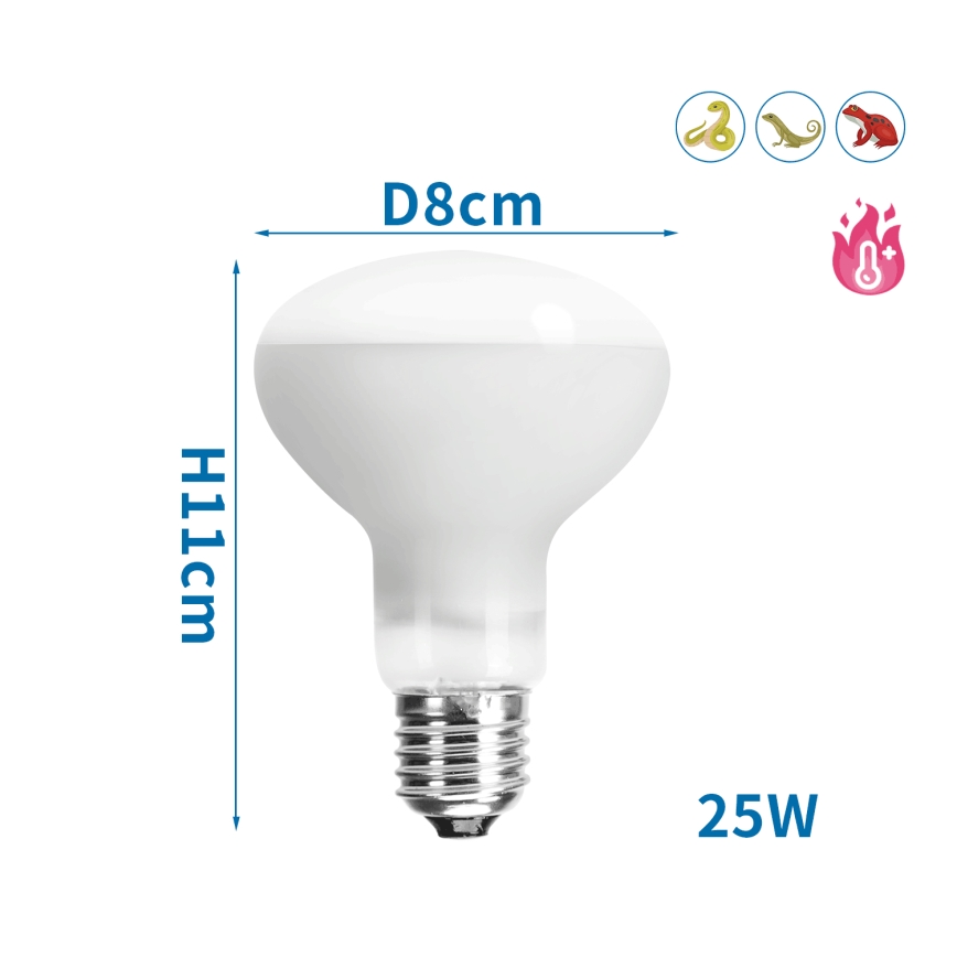 Nobleza - UVA Žarnica za terarije E27/25W/230V IP54