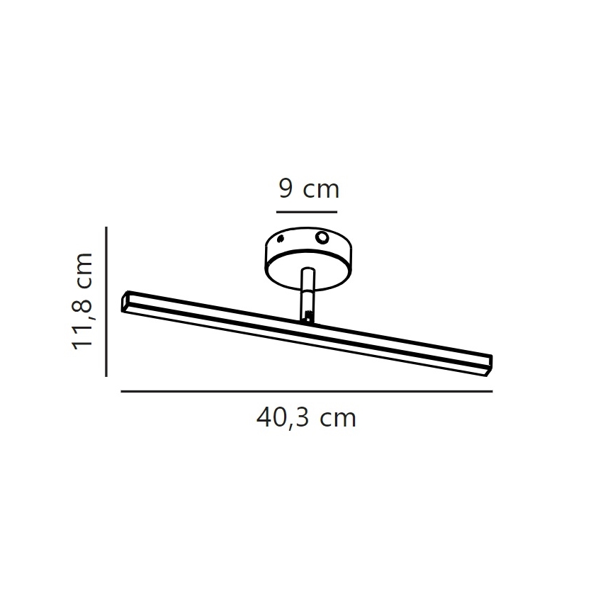 Nordlux - LED Kopalniška luč za osvetlitev ogledala IP LED/6,2W/230V IP44 40 cm bela