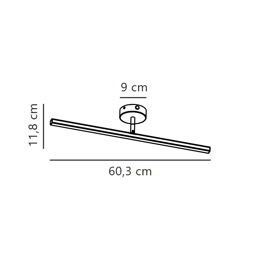 Nordlux - LED Kopalniška luč za osvetlitev ogledala IP LED/7,2W/230V IP44 60 cm bela