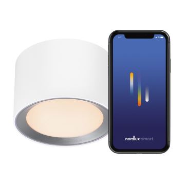 Nordlux -LED Zatemnitveni kopalniški reflektor LANDON SMART LED/8W/230V 2700-6500K IP44 bela