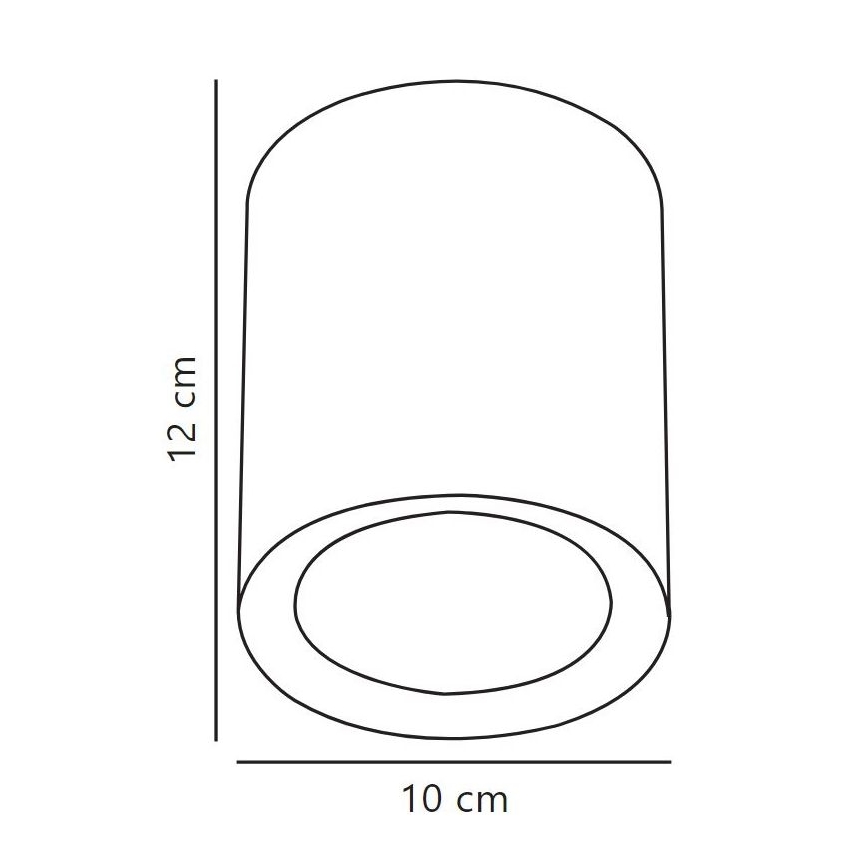 Nordlux - LED Reflektor FALLON LONG LED/5,5W/230V črna