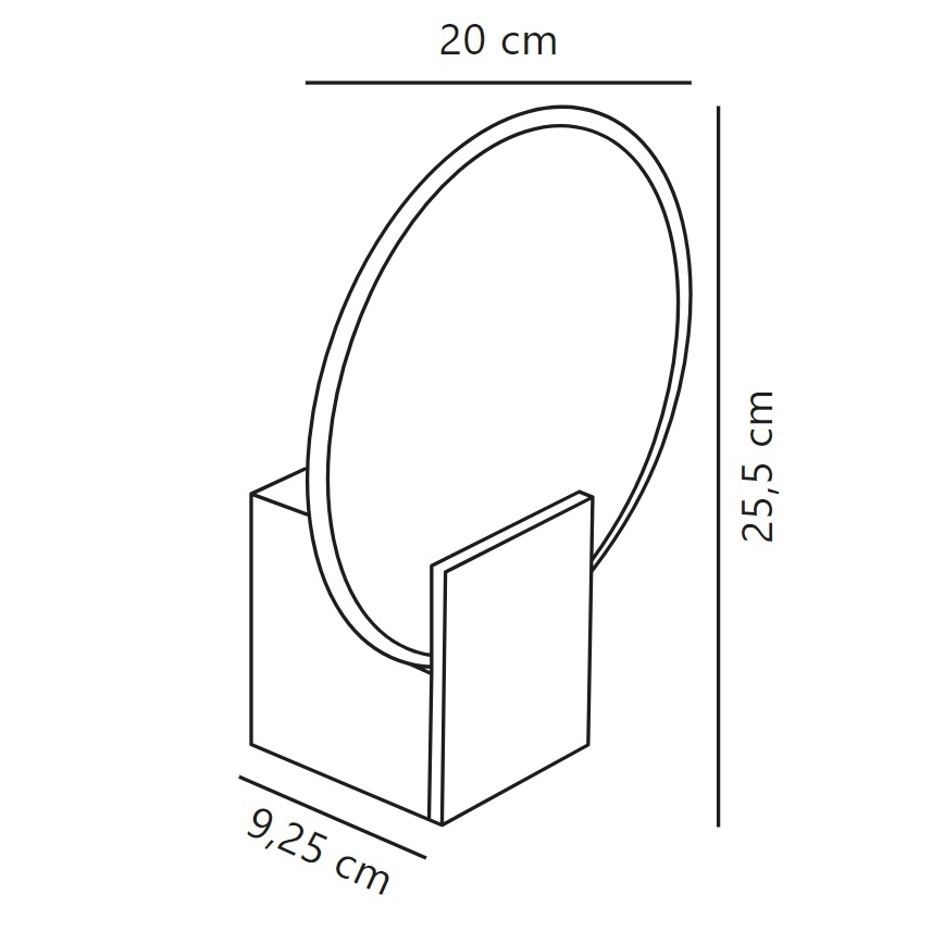 Nordlux - LED Zatemnitvena kopalniška stenska svetilka HESTER LED/9,5W/230V IP44 bež